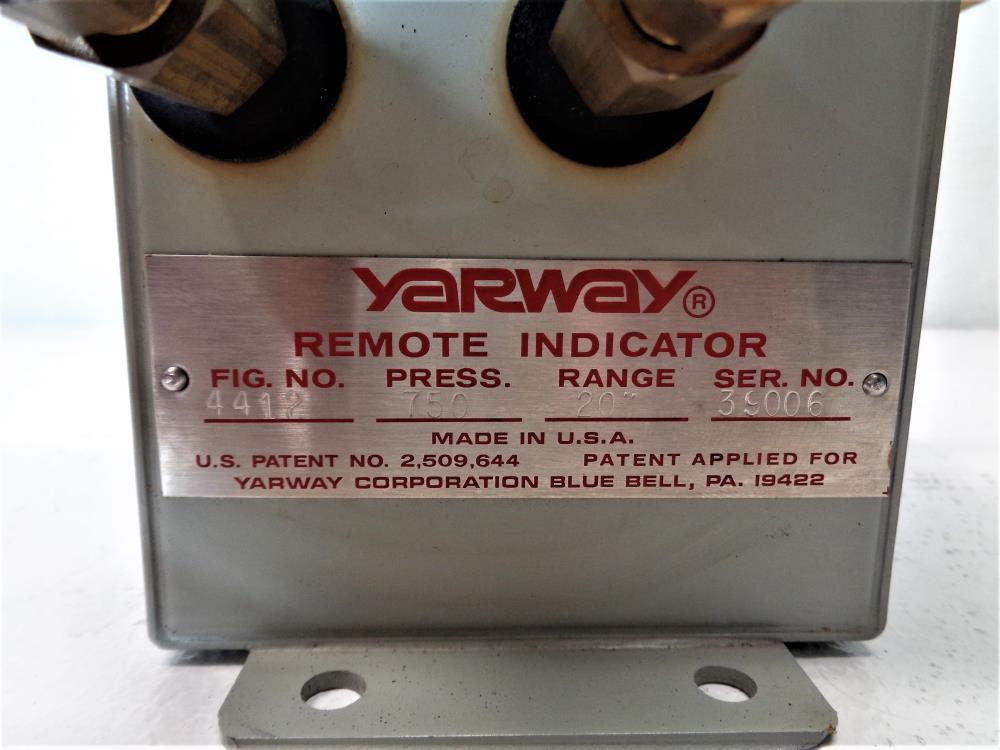 Yarway Remote Liquid Level Indicator 4412